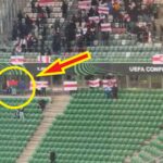 Flaga na stadionie Legii – wyjątkowy incydent wywołany przez jedną osobę