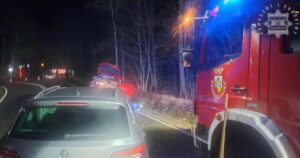 Frontalny wypadek w Śląsku. Czterech rannych