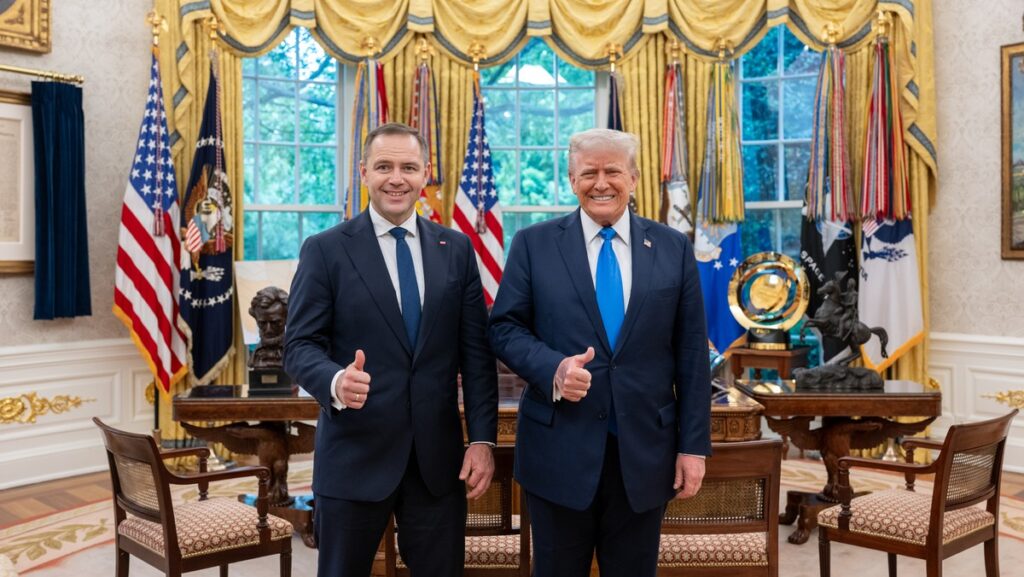 Karol Nawrocki rozmawiał z Donaldem Trumpem. Usłyszał od niego: „Wygrasz”