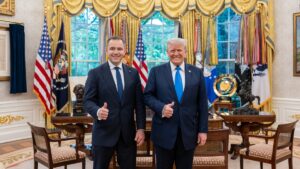 Karol Nawrocki rozmawiał z Donaldem Trumpem. Usłyszał od niego: „Wygrasz”