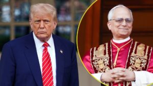 Oto kilka propozycji unikalnych tytułów o podobnym sensie: 1. Nowy konkurent Trumpa sieje zamieszanie w Waszyngtonie. "Leon XIV — papież stworzony przez Franciszka i jego otoczenie" 2. Waszyngton zaniepokojony nowym wyzwaniem dla Trumpa. "Leon XIV, papież według wizji Franciszka i jego zwolenników" 3. Poruszenie w stolicy USA: Trump staje w obliczu nowej konkurencji. "Leon XIV — papież na miarę marzeń Franciszka i jego kręgu" 4. Wzburzenie polityczne w Waszyngtonie: Trump ma nowego przeciwnika. "Leon XIV — papież stworzony przez Franciszka i jego środowisko" 5. Polityczna burza w Waszyngtonie. Trump napotkał nowego rywala. "Leon XIV – papież, jakiego pragnął Franciszek i jego ludzie"