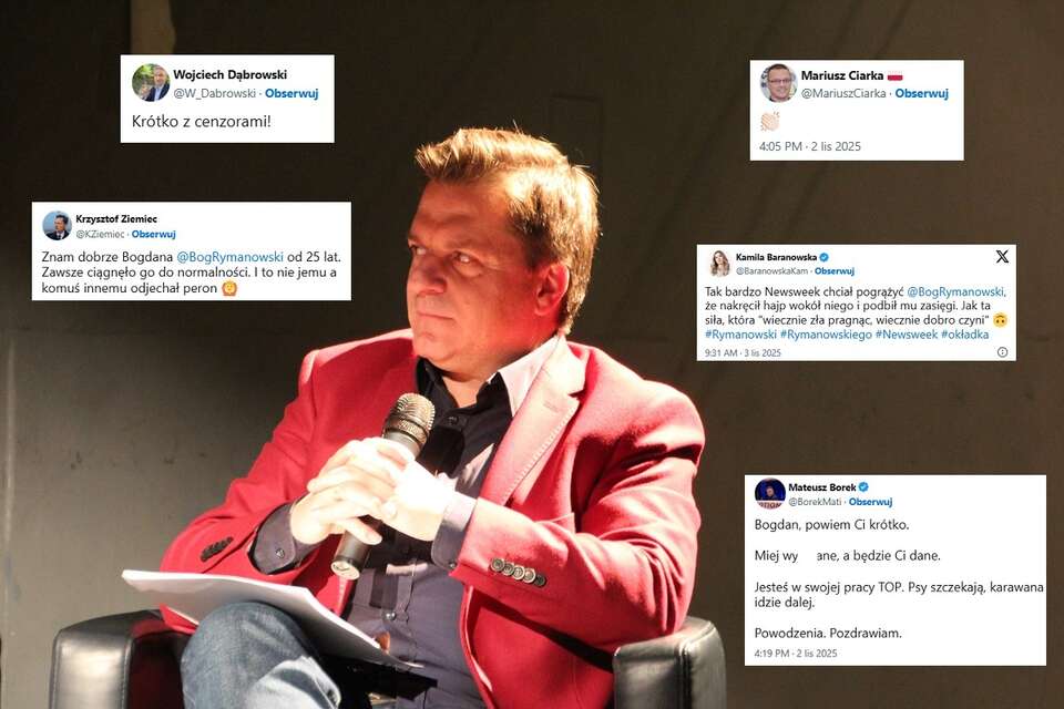 Ogromne poparcie dla Rymanowskiego! "Dość cenzury!"