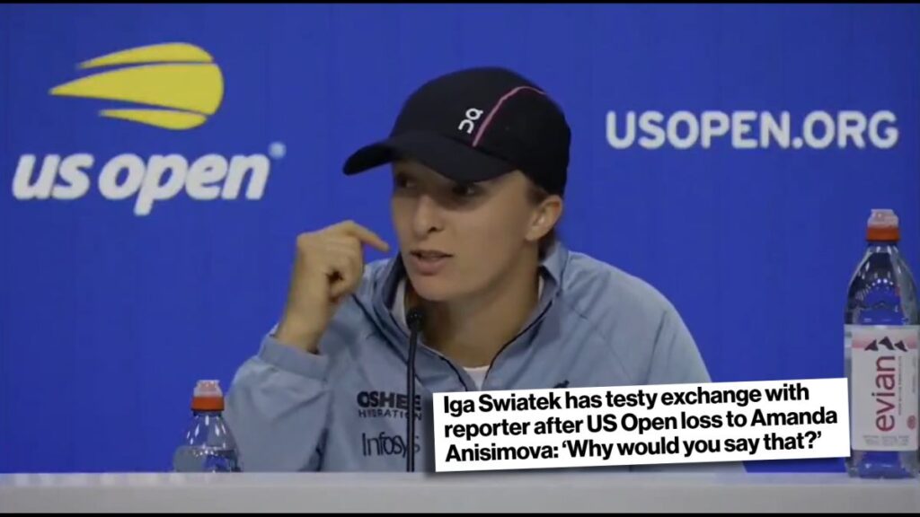 Zachowanie Świątek na konferencji obiegło cały świat