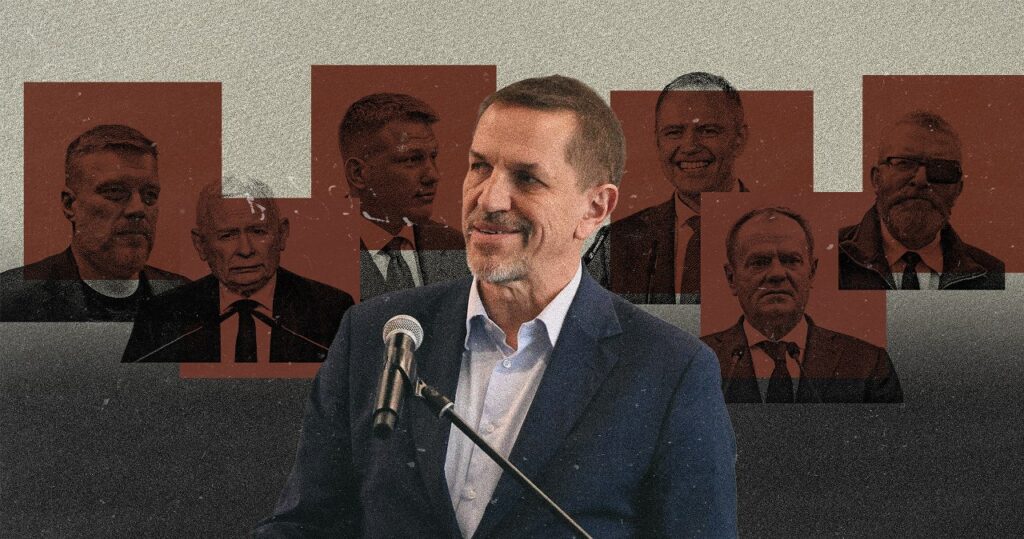 Prof. Flis: Spór Kaczyńskiego z Mentzenem działa na korzyść Brauna